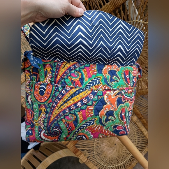 Vera Bradley Colorful Paisley Crossbody Bag - Picture 4 of 8